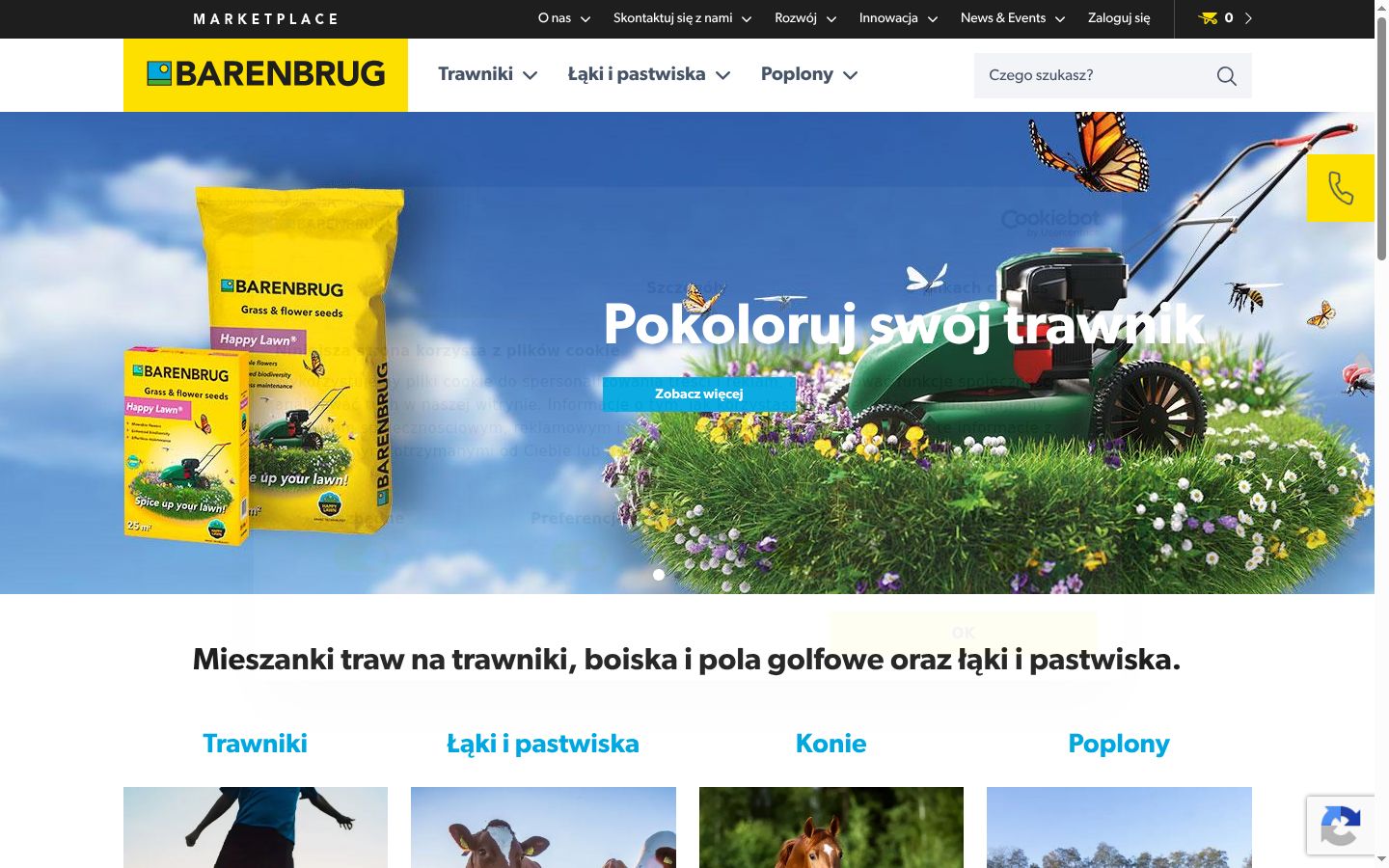 Snimka zaslona bannera za privolu prikazanog prije bilo kakve interakcije
