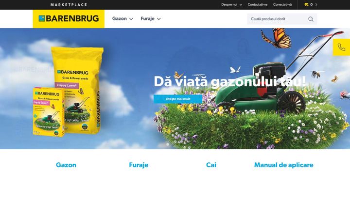 Screenshot of barenbrug.ro