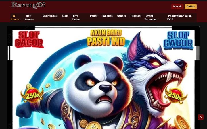 Screenshot of bareng88slot.com