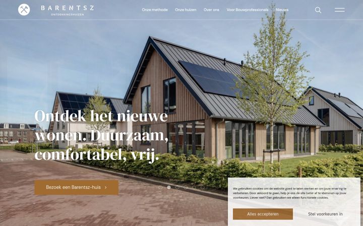 Screenshot of barentsz.nl
