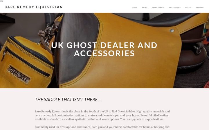 Screenshot of bareremedy.co.uk