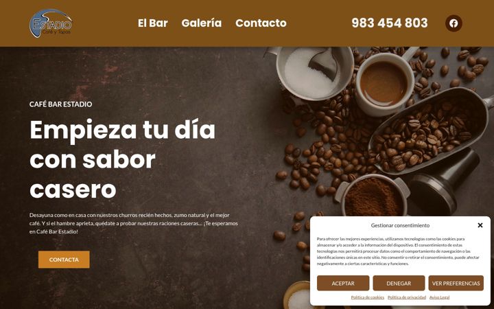 Screenshot of barestadio.com