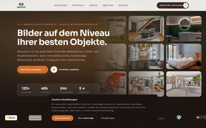 Screenshot of barevision.at