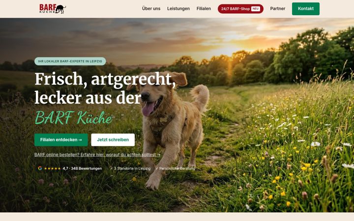 Screenshot of barf-kueche.de