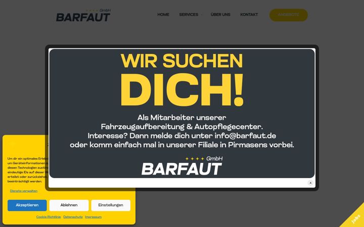 Screenshot of barfaut.de