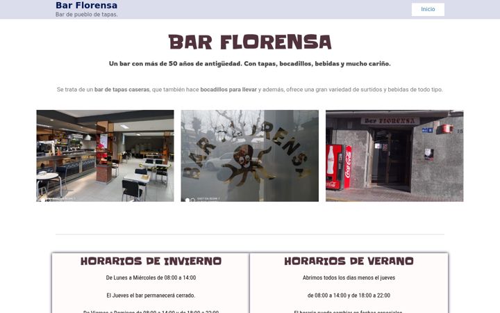 Screenshot of barflorensa.com