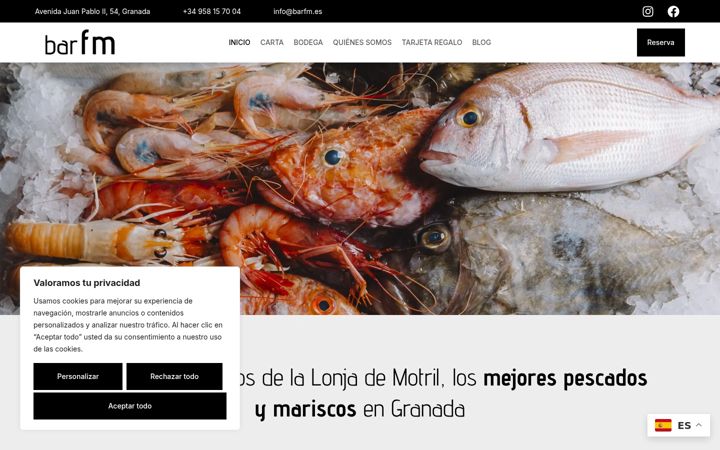 Screenshot of barfm.es