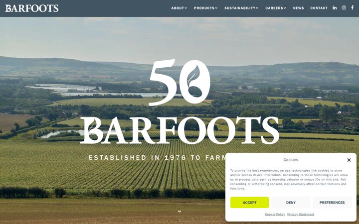 Screenshot of barfoots.com