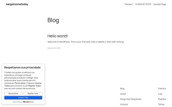 Screenshot of bargainzonetoday.com