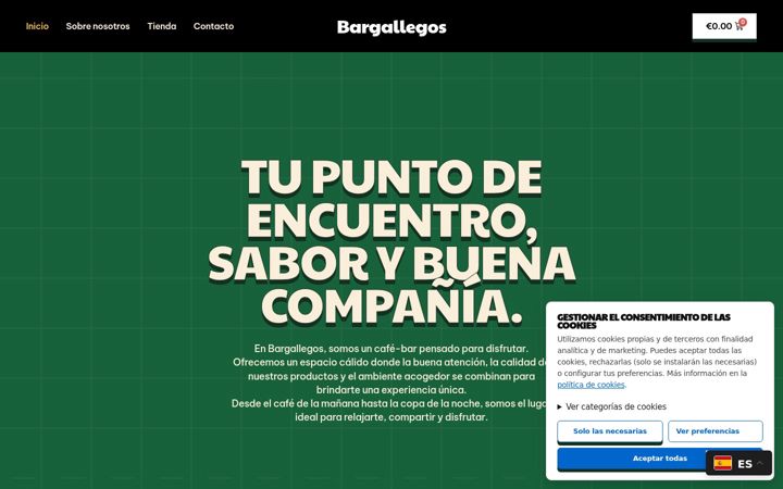 Screenshot of bargallegos.com