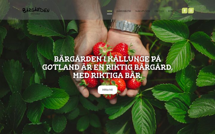 Ekrano kopija bargarden.se