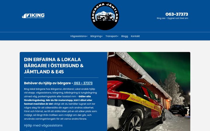 Screenshot of bargarnajamtland.se