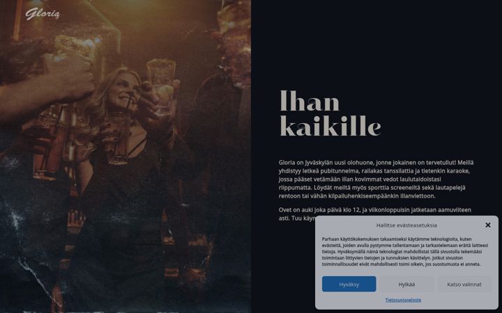 Screenshot of bargloriajkl.fi