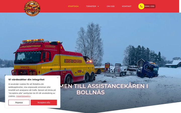 Screenshot of bargningbollnas.se