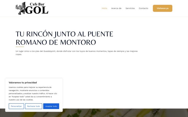 Screenshot of bargolmontoro.com