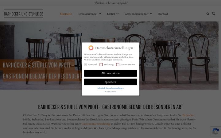 Screenshot of barhocker-und-stuhle.de