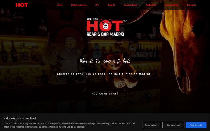 Screenshot of barhotchuecamadrid.com