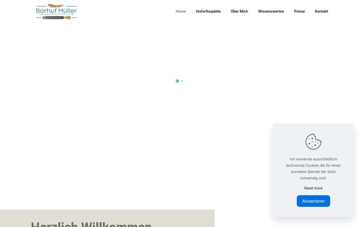 Screenshot of barhuf-mueller.de