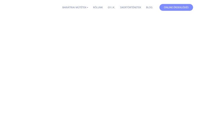 Screenshot of bariatriaimutetek.hu