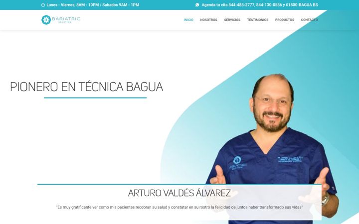 Screenshot of bariatric-solution.com
