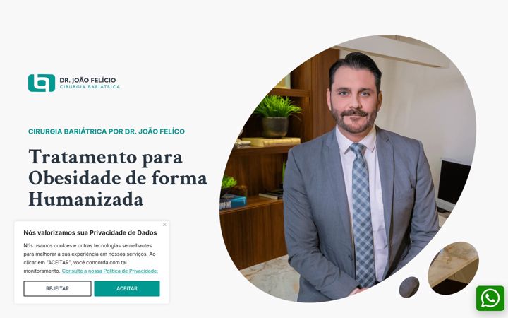 Screenshot of bariatricacuritiba.com.br