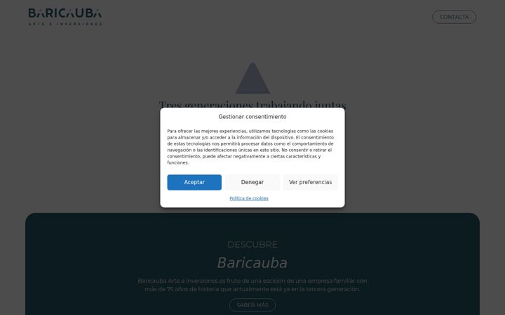 Screenshot of baricauba.es