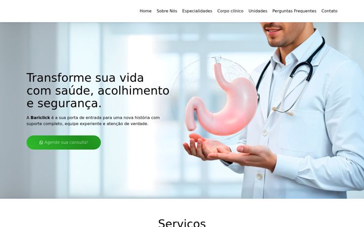 Screenshot of bariclick.com.br