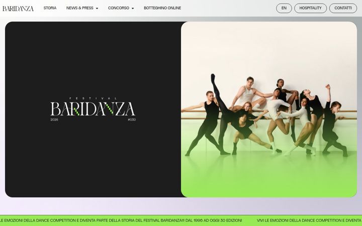 Screenshot of baridanza.it