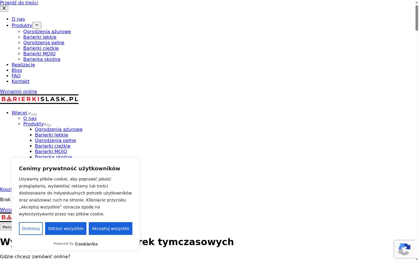 Screenshot des Einwilligungsbanners vor jeglicher Interaktion