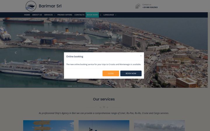 Screenshot of barimar.it