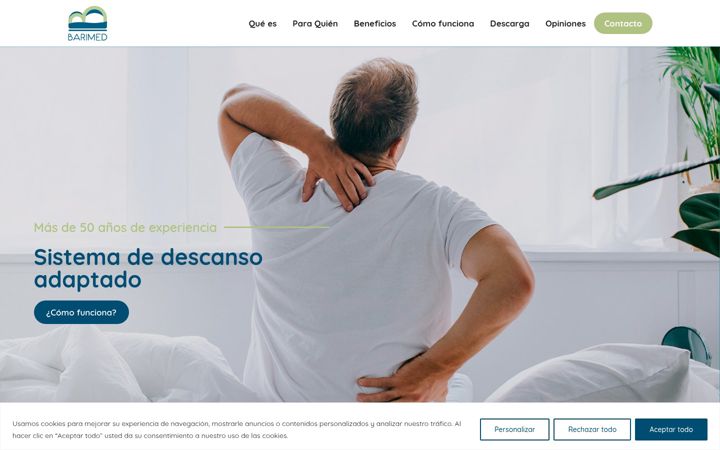 Screenshot of barimed.es