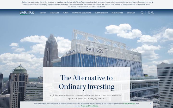 Screenshot of barings.com