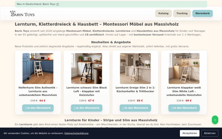 Screenshot of barintoys.de