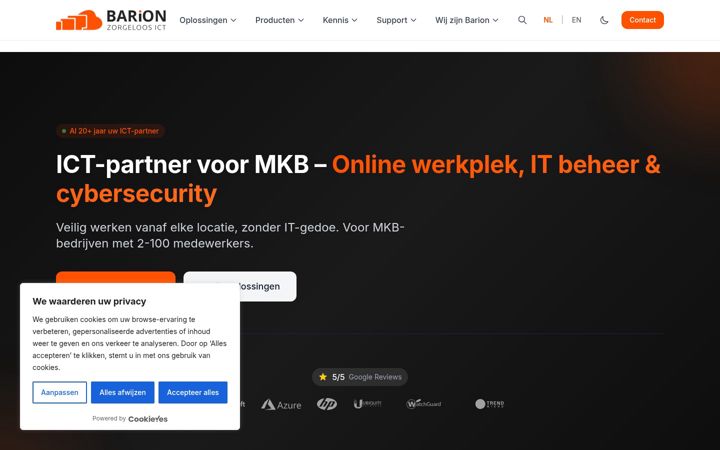 Screenshot of barion.nl