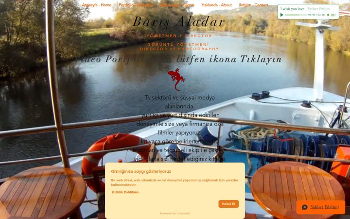 Screenshot of barisaladar.com