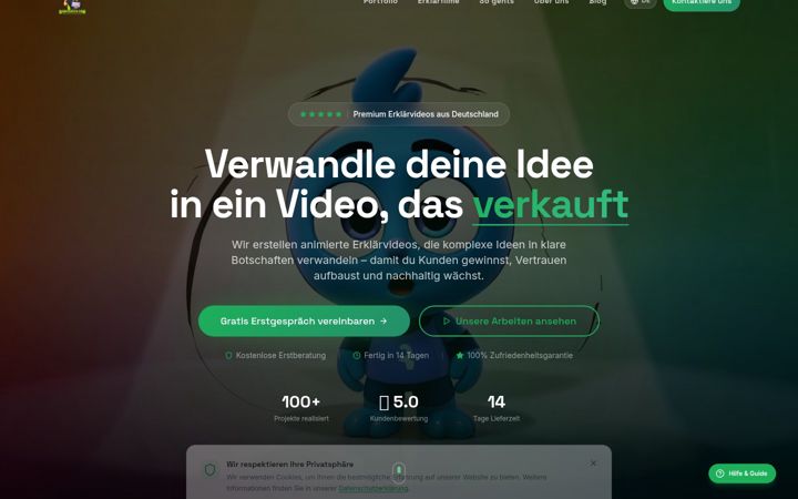 Screenshot of barisgreen.com