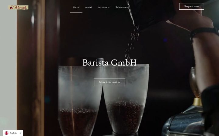 Screenshot of barista-online.de