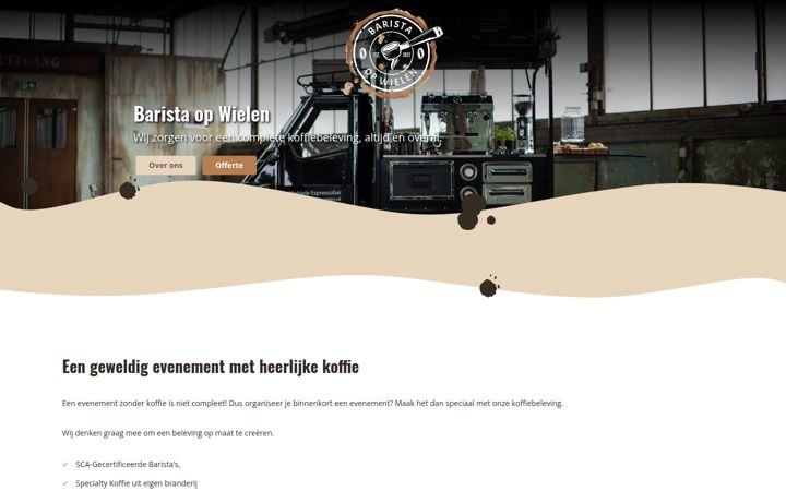 Screenshot of baristaopwielen.be
