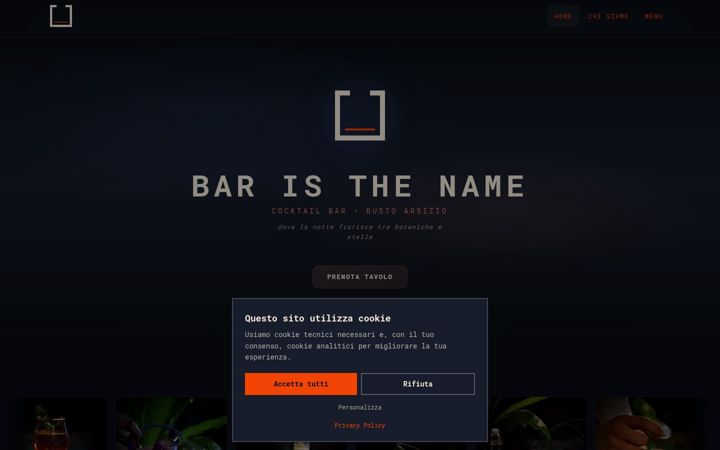 Screenshot of baristhename.com