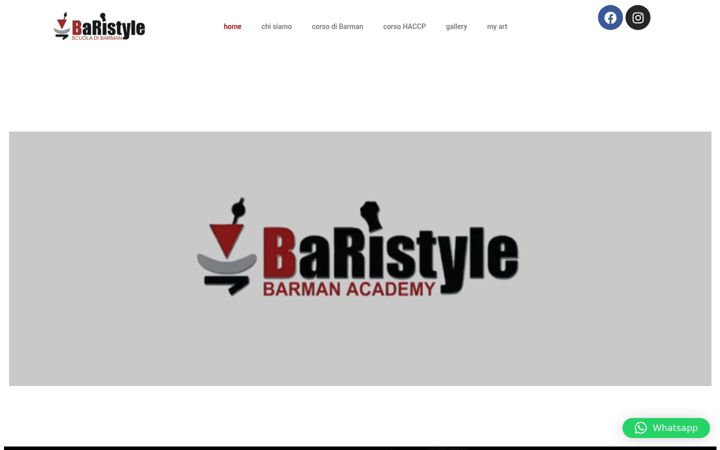 Screenshot of baristyle.it