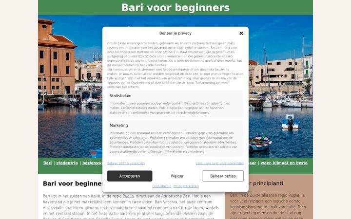 Screenshot of barivoorbeginners.nl