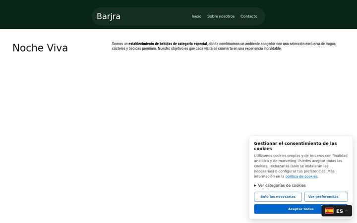 Screenshot of barjra.com