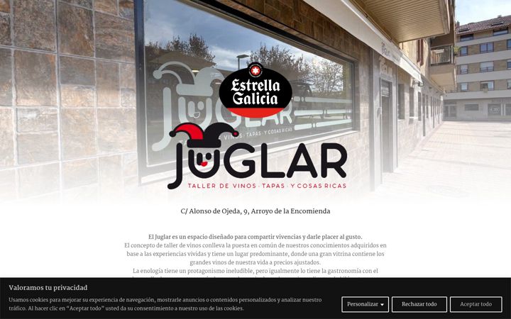 Screenshot of barjuglar.es