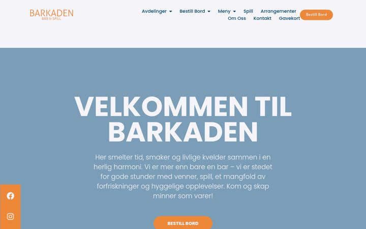 Screenshot of barkaden.no