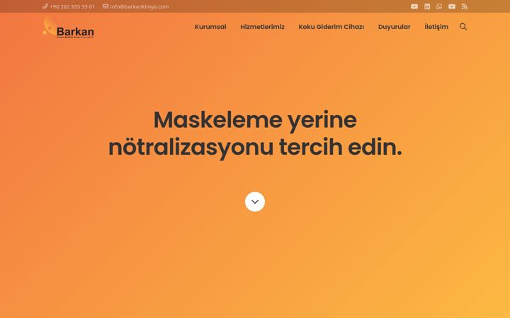 Screenshot of barkankimya.com