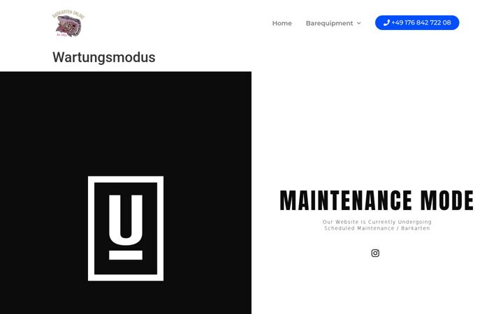Screenshot of barkarten-online.com