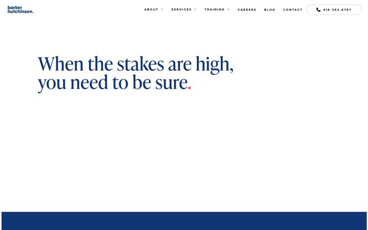 Screenshot of barkerhutchinson.com