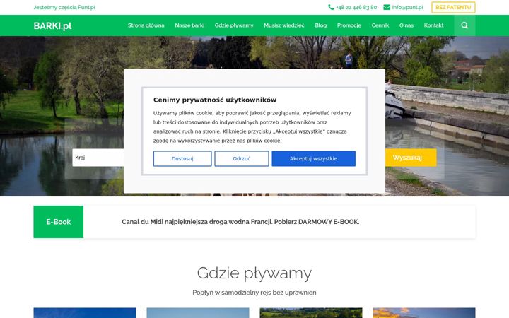 Screenshot of barki.pl