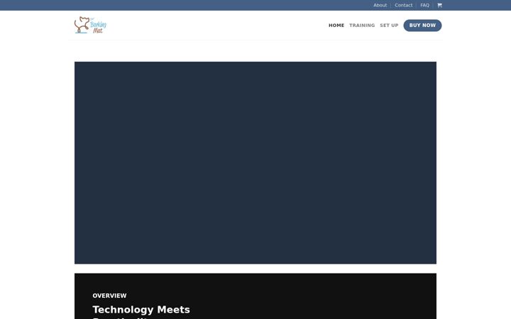 Screenshot of barkingmat.com