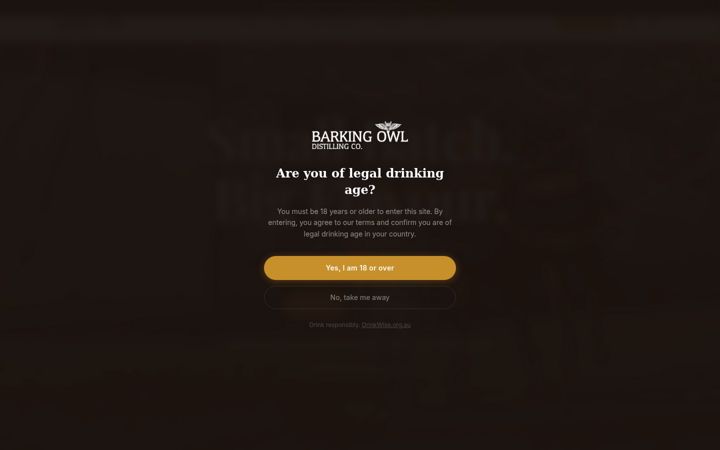 Screenshot of barkingowl.com.au